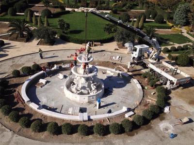 China Garden Marble Fountain for sale