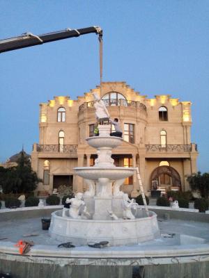 China Garden Marble Fountain for sale