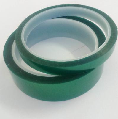 China Single Sided Coating High Temperature Resistant Tape Polyester Film Silicone Adheisve for sale