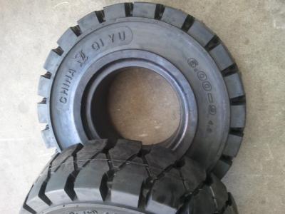 China Hot sale pneumatic and forklift solid tires 7.00-12  forklif tire solid tire 6.00-9, pneumatic shaped solid tire 6.00-9 for sale