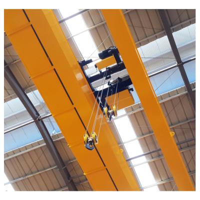 China Bridge Crane 20/10 Ton 16T 25/10 Ton Low Cost High Performance Europe Style Double Girder Overhead Bridge EOT Crane Projects In India for sale