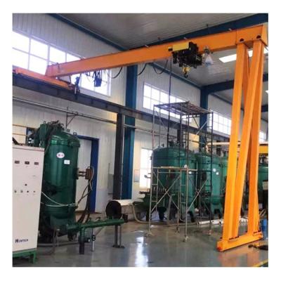 China European Railless 5 Ton Half Gantry Crane Railless Overhead Crane 6T 10 Ton For Sale In Workshop for sale