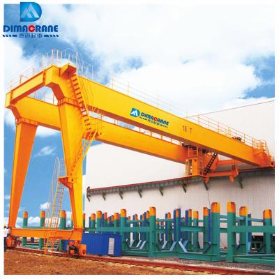 China Gantry Crane 5 Ton 15 Ton 16 Ton 18 Ton 20 Ton Europe Double Girder Movable Goliath Euro Style Semi Half Gantry Crane In Outdoor Workshop for sale