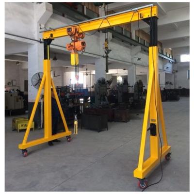 China Gantry Crane Factory price 500 kg 1 ton 2 ton 3 ton single 5 ton mini gantry crane china manufacturer for sale