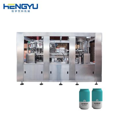 China Hengyu Beverage Carbonated Beverage Filling Machine For Carbonated Drinks Canning for sale