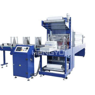 China Food Bottle Shrink Wrapped Packaging Shrink Wrapping Packaging Line for sale