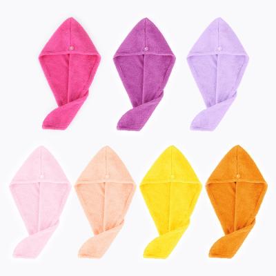 China Factory Direct Wholesale QUICK DRY Wrap Women Salon Hair Towel 100% Cotton Quick Dry Towel for sale