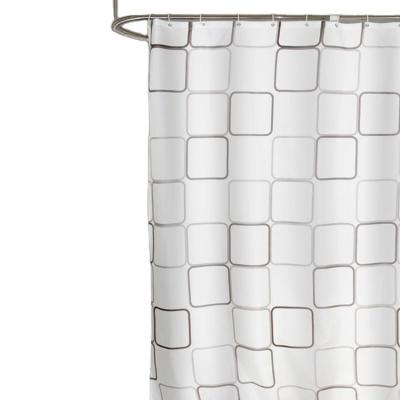 China Viable Wholesale Luxury Cheap Waterproof Bathroom Shower Curtain Sets With Covers for sale