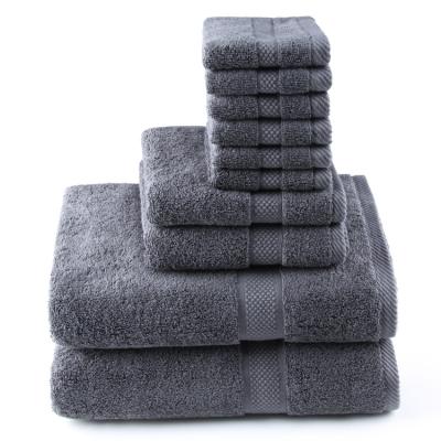 China Wholesale Hot Sale QUICK DRY Luxury Cotton Amazon Shower Bath Towel Set Large for sale