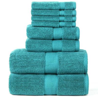 China QUICK DRY Hotel Towels Bath Set Luxury Hotel 100% Cotton 3 Piece Bath Towel Set for sale