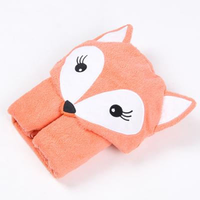 China Good Looking Factory Price Baby Cotton Poncho Fox Unicorn Newborn Towel For Kids for sale