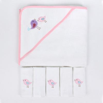 China Custom Look Good Design Logo Kids Poncho Bamboo Or Cotton Baby Smart Bath Towel for sale