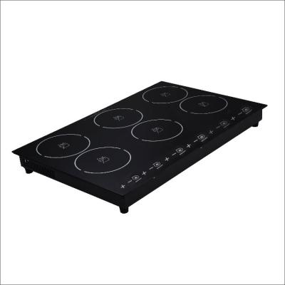 China Fashionable New Products 6 Burners OEM/ODM Commercial Flat Ceramic Glass Crystal Plate For Induction Cooker for sale