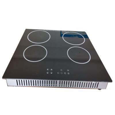 China Commercial Induction Cooker Drop-in With Induction Heating 4 Zones Built-in Digital Induction Cooktop 4 Burner for sale