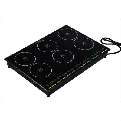 China Fashionable Quality Electric Kitchen Appliances Slim 6 Burner Cooktop Induction Cooker for sale