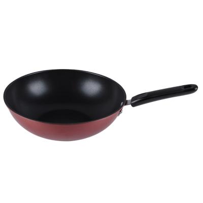 China Sustainable Hot Sale China Metal Stainless Steel Wok Industrial Wok Kitchen Cooking Wok Cookware for sale