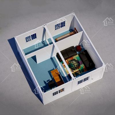 China Modern Tiny Container Office For Manager Living House On Sites Fully Furnished Container House for sale