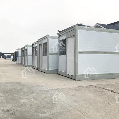 China Traditional Ready Made Folding Container Folding Prefab Office 4 Minutes One House for sale