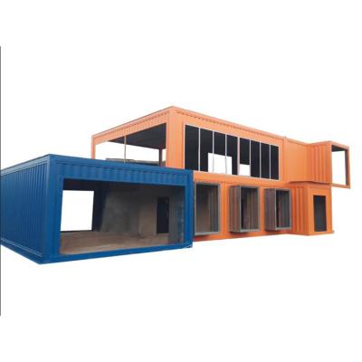 China Heat-insulated 40ft piggy bank shipping container home/store container/modified office container for sale for sale