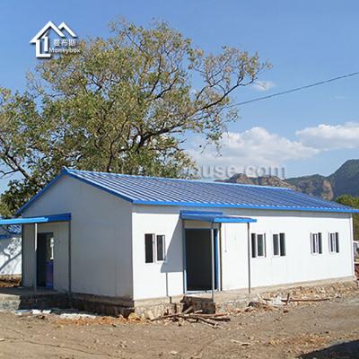 China Modern Modern Steel Frame Prefab House Design With Two Chamber for sale