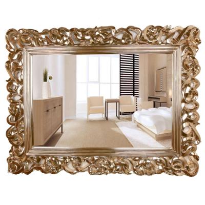 China Samll Quantity Acceptable MOK Decorative Wall Mounted Frame Handmade Epoxy Mirror for sale