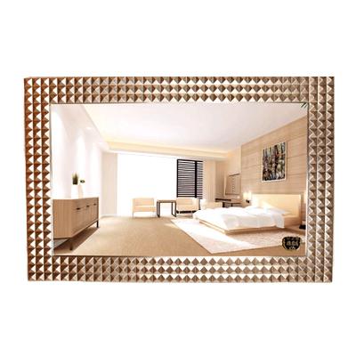 China Direct Sale Polyurethane Acceptable Large Samll Quantity MOK Factory Wall Mounted Framed Living Room Mirror for sale