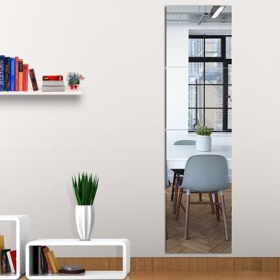 China Samll Quantity MOK Size Cheap Frameless Wall Stick Acceptable Wholesale Customized Decorative Mirror for sale