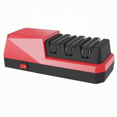 China Viable High Precision Knife Sharpener 3 Stage Kitchen Electric Knife Sharpener for sale