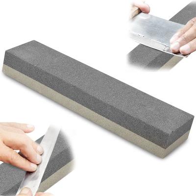 China Disposable Knife Sharpening Stone Double Sided Knife Sharpener Fine Medium Grit Whetstone for sale