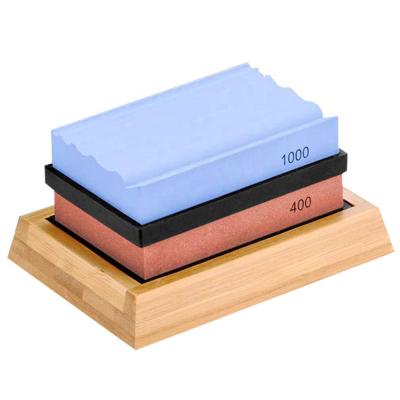 China Sustainable Wood Carving Chisel Sharpening Tools 400/1000 Grit Sharpening Stones for sale