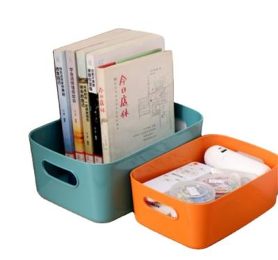 China colanders & Sieve Storage Box Desk With Cover Sundries Snacks Cosmetics Storage Basket Storage Box Clothing Toy Matching Box for sale