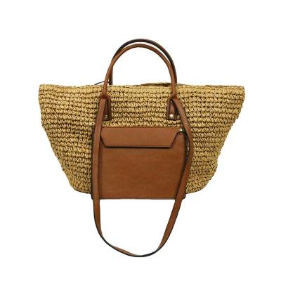 China 100% Handmade Wholesale High Quality Women Shape Straw Handbags Handbags From China simple for sale