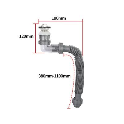 China Bathroom Wash Drain Fittings Modern Hot Hot Tub Sink Drain for sale