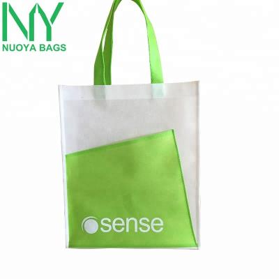 China Custom Recycled Handled Size Laminated Non Woven Tote Bag Shopping for sale