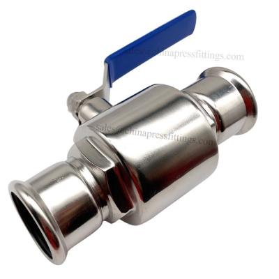 China Home Kitchen Ball Valves With Press Fittings End , Press Fittings Valves for sale