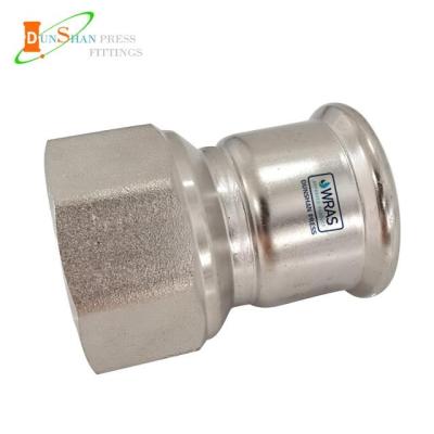 China Water pipe system. DUNSHAN Press Fittings Famale Adapter for sale