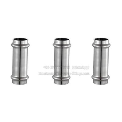 China Stainless Steel Press Fittings Slip Coupling With SS304 for sale