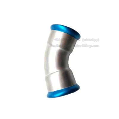 China Stainless steel water pipe fittings with pressfittings DVGW for sale