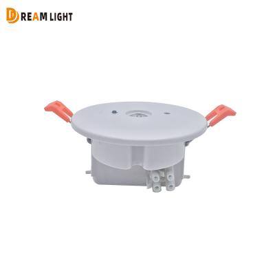 China 1W indoor fire emergency downlight LED down light with rechargeable battery round led fire emergency downlight for sale