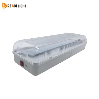 China Auto Fire Emergency Light Bulkhead Emergency Led Ceiling Emergency 3hours Bulkhead Emergency Light Lamp for sale