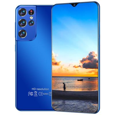 China Dual SIM Card Original S21 Ultra 6.7 Inch Smartphone 16G+512G Full Screen Face Unlock Cell Phone Android 10.0 for sale