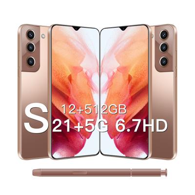 China Dual SIM Card Global Version S21 6.7inch Unlocked Mobile Phone 6800mAh Dual Sim 3 HD Cameras 32MP+50MP 12GB+512GB Mobile Phones for sale