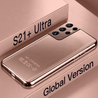 China 2022 Dual SIM Card Screen Android Phone 512GB Memory MTK6899 Hot Selling Dual Game S21+Utra Big Big Unlocked Smartphone for sale