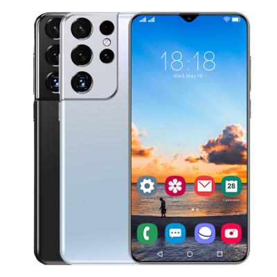 China Hot Selling Original Dual SIM Card 2022 S21Ultra Screen 16gb+1tb 24mp+48mp Big 7.3 Inch Phone Water Drop 5g Smart Android Mobile Phones for sale