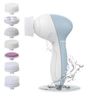 China Face Lift 5 in 1 Multifunctional Electric Beauty Care Massage Facial Cleansing Brush, Skin Care Face Massager for sale