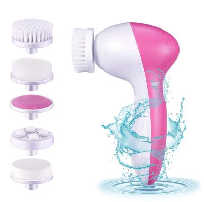 China Peel Revitalizer 2020 High Quality Beauty and Personal Care Portable Electric Facial Cleansing Brush 5 in 1 for sale