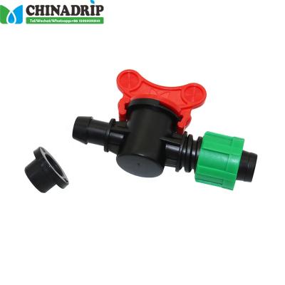 China Quick Connect Drip Tape / Hose Fittings Mini Valve Lock Coupling Connectors For Irrigation System for sale