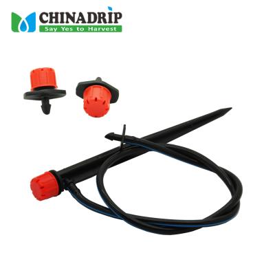 China DIY Agriculture Greenhouse Garden Lawn Irrigation Your Garden Automatic Watering Irrigation Through Flow Device PVC Hose and Adjustable Pipe Fittings for sale