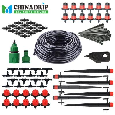 China Agriculture Greenhouse Garden Lawn Irrigation Drip Irrigation Kits Cooling System 360 Degree Irrigation Plastic Adjustable Flow Device for sale