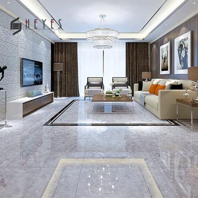 China Beautiful Glazed Marble Metallic Tiles Car Porch Tiles Grays To Marble Flooring Tiles for sale